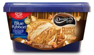 The co-branded ice cream tub.